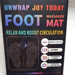 *🆕 EMS Foot Massager Mat with LED Modes, Relax and Boost Circulation